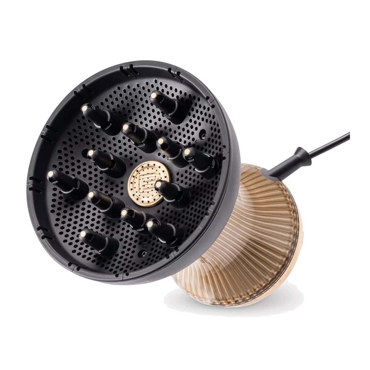 Bellissima Italia Diffon Supreme Hair Diffuser, Black/Gold – image 1