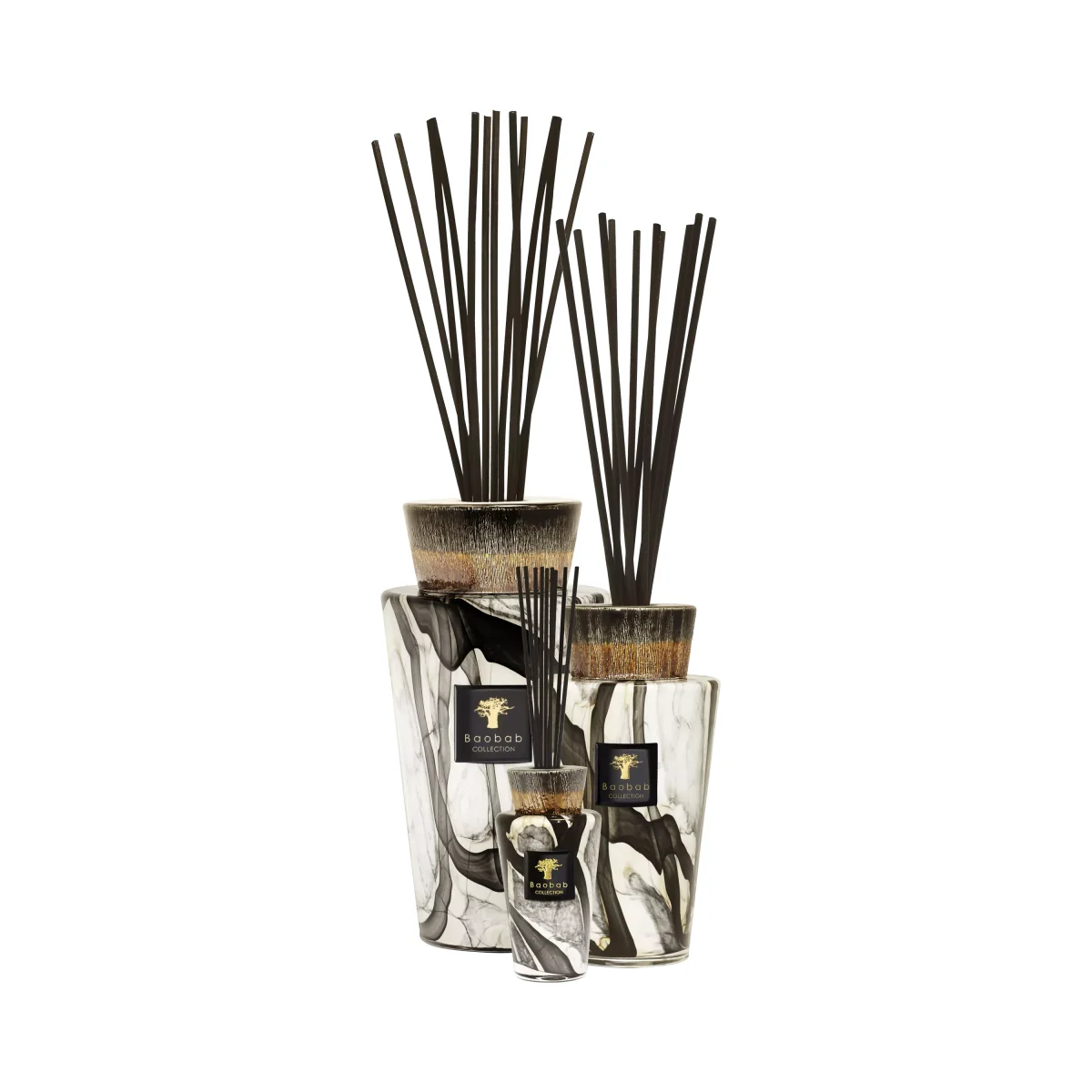 Baobab Collection Mini Totem Marble Stone Reed Diffuser, 250ml – image 3