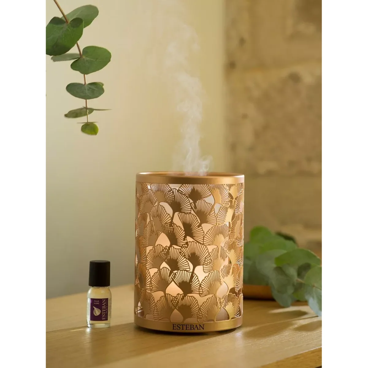 Esteban Light & Mist Electric Diffuser, Copper – image 4