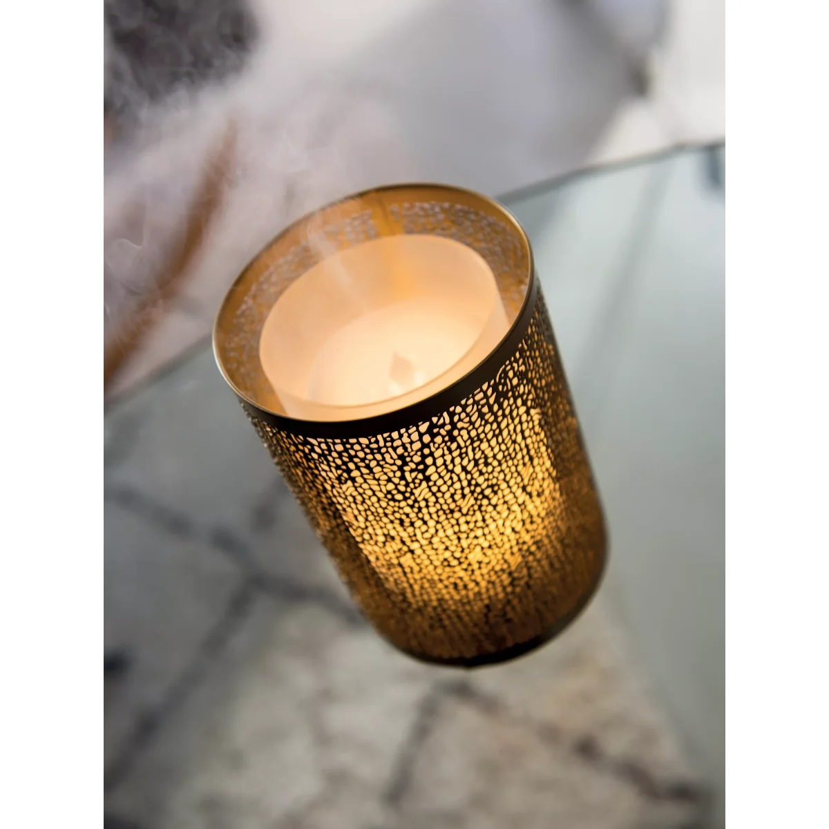Esteban Ultrasonic Perfume Mist Diffuser, Gold – image 5