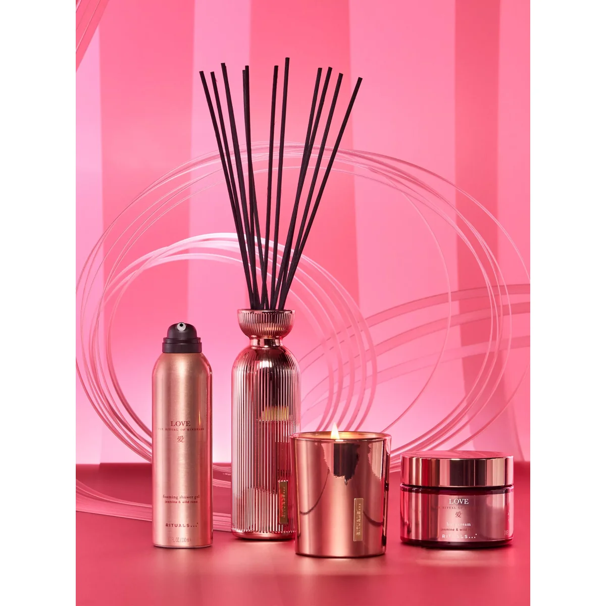 Rituals Love The Ritual of Kindness Fragrance Sticks Reed Diffuser, 250ml – image 3