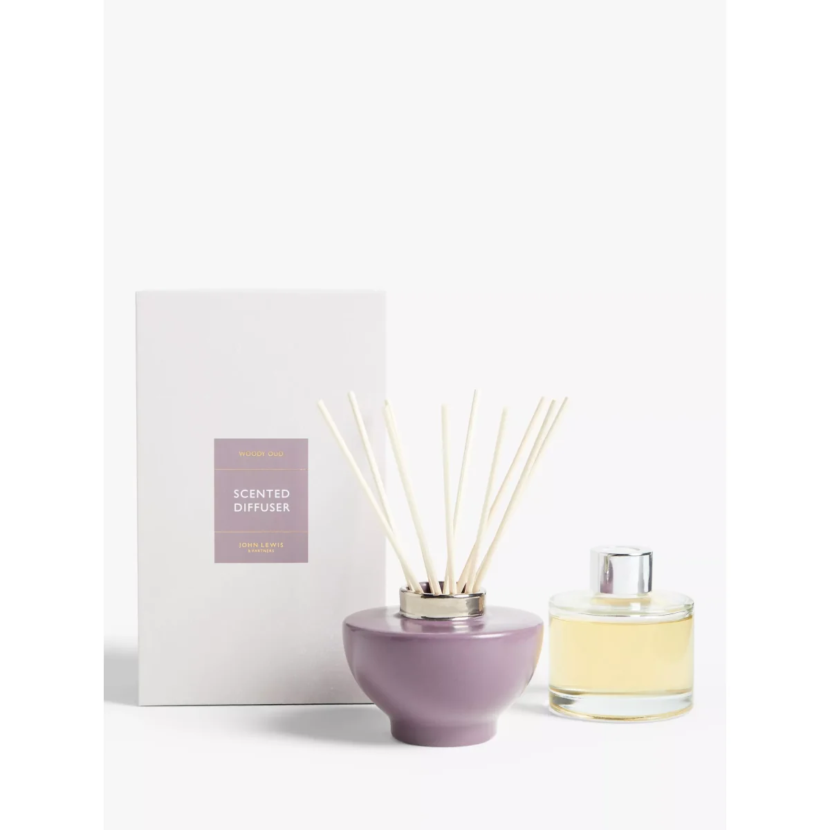 John Lewis & Partners Woody Oud Reed Diffuser, 140ml – image 2