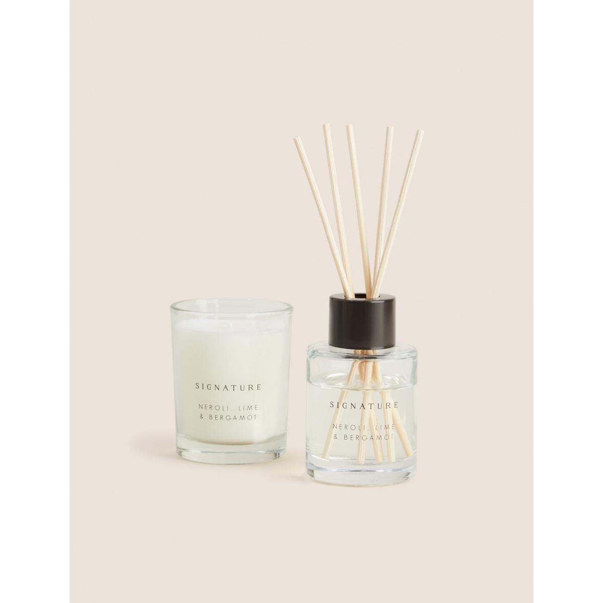 Signature Neroli, Lime & Bergamot Mini Diffuser Set - Blue Mix, Blue Mix – image 3