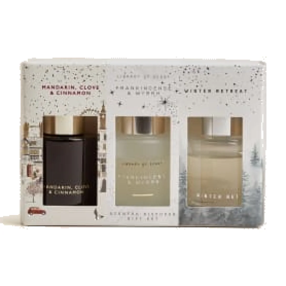 M&S Set of 3 Christmas Diffusers Gift Set - Red Mix, Red Mix