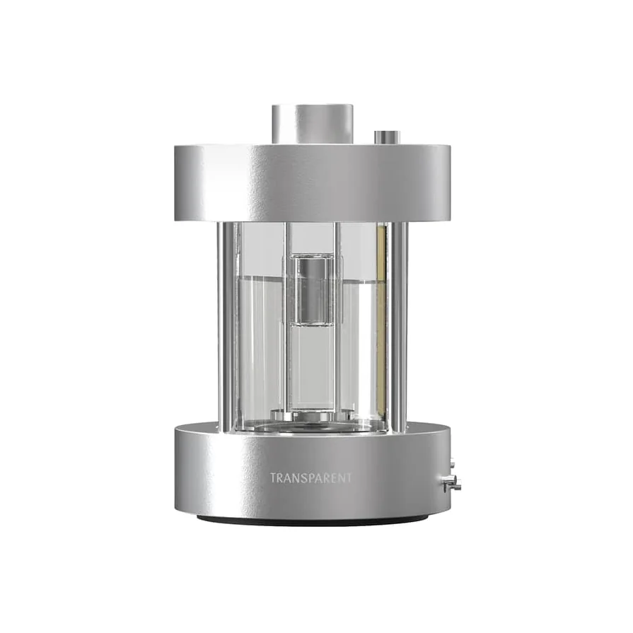 Essential Oil Diffuser metal silver / Ultrasonic - Transparent Speaker – image 1