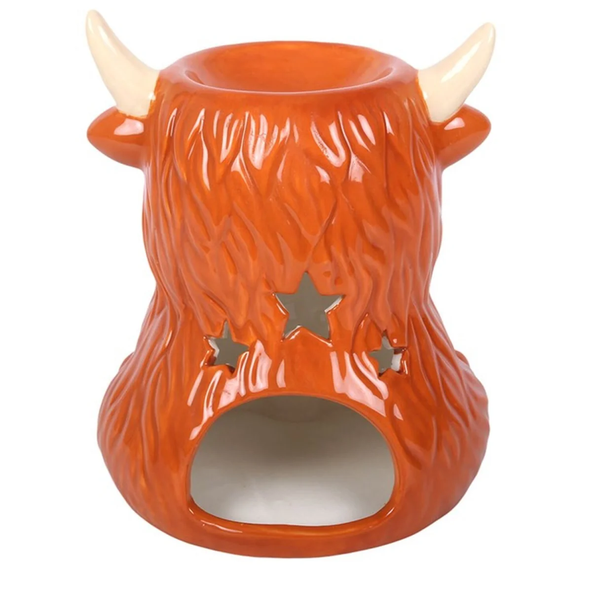 Highland Cow Wax Warmer Oil Burner - Brown – image 3