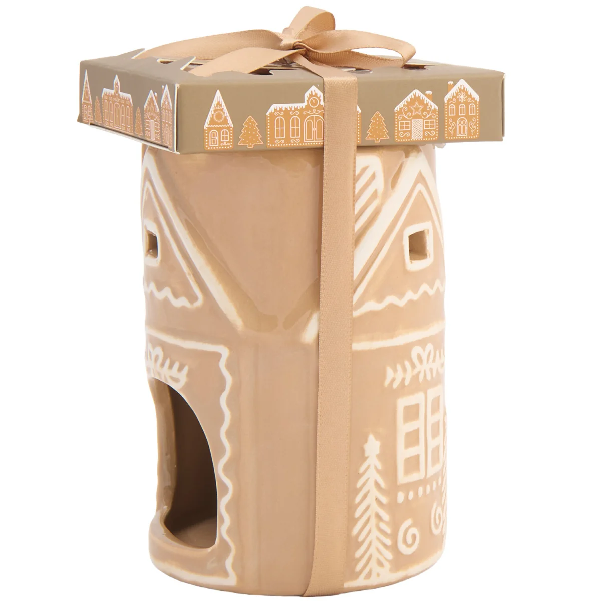 Gingerbread House Shaped Wax Burner Set - Neutral – image 2