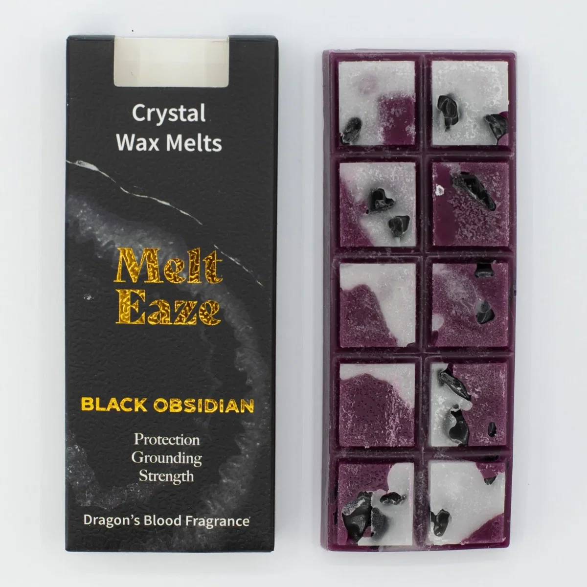 MeltEaze Obsidian Shield Dragons Blood Wax Melts 50g - Purple – image 4