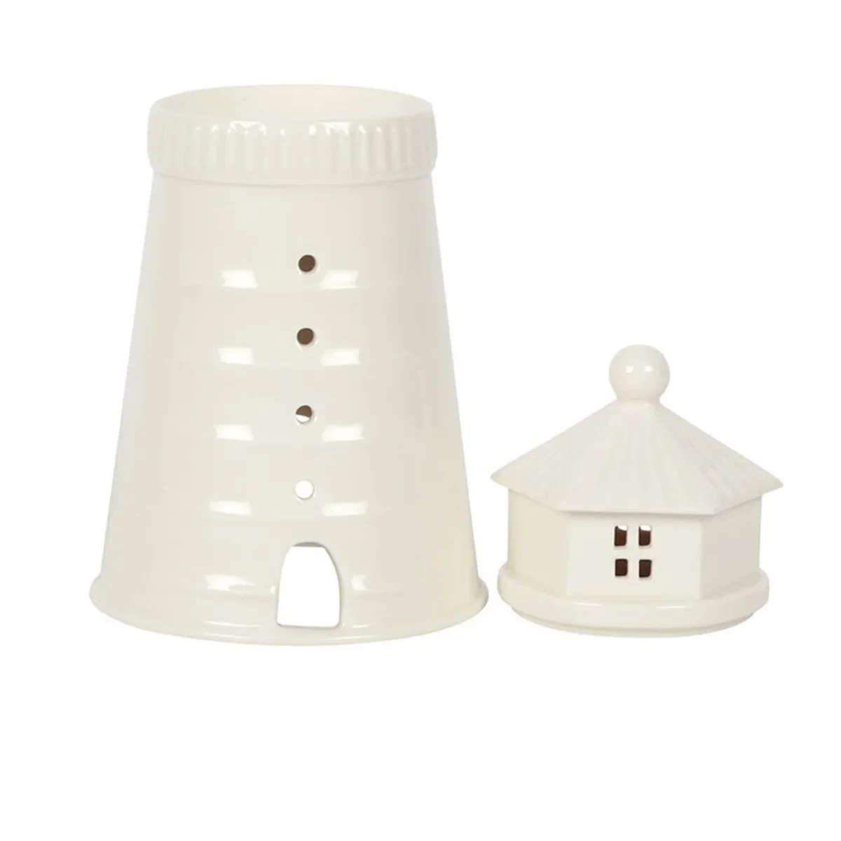 Gloriously Good Lighthouse Oil Burner and Wax Warmer - White – image 2