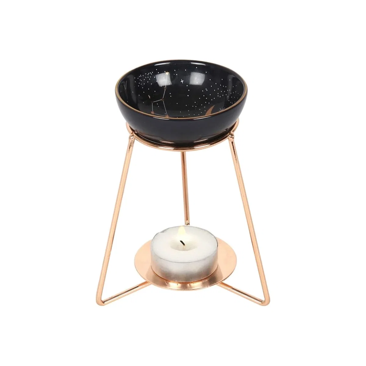 Something Different Star Sign Oil Burner - Black/Gold – image 1