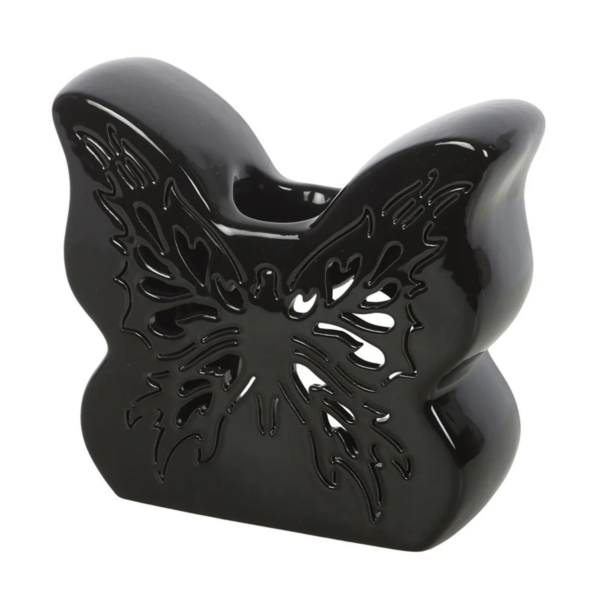 Something Different Cut Out Butterfly Oil Burner - Black – image 2