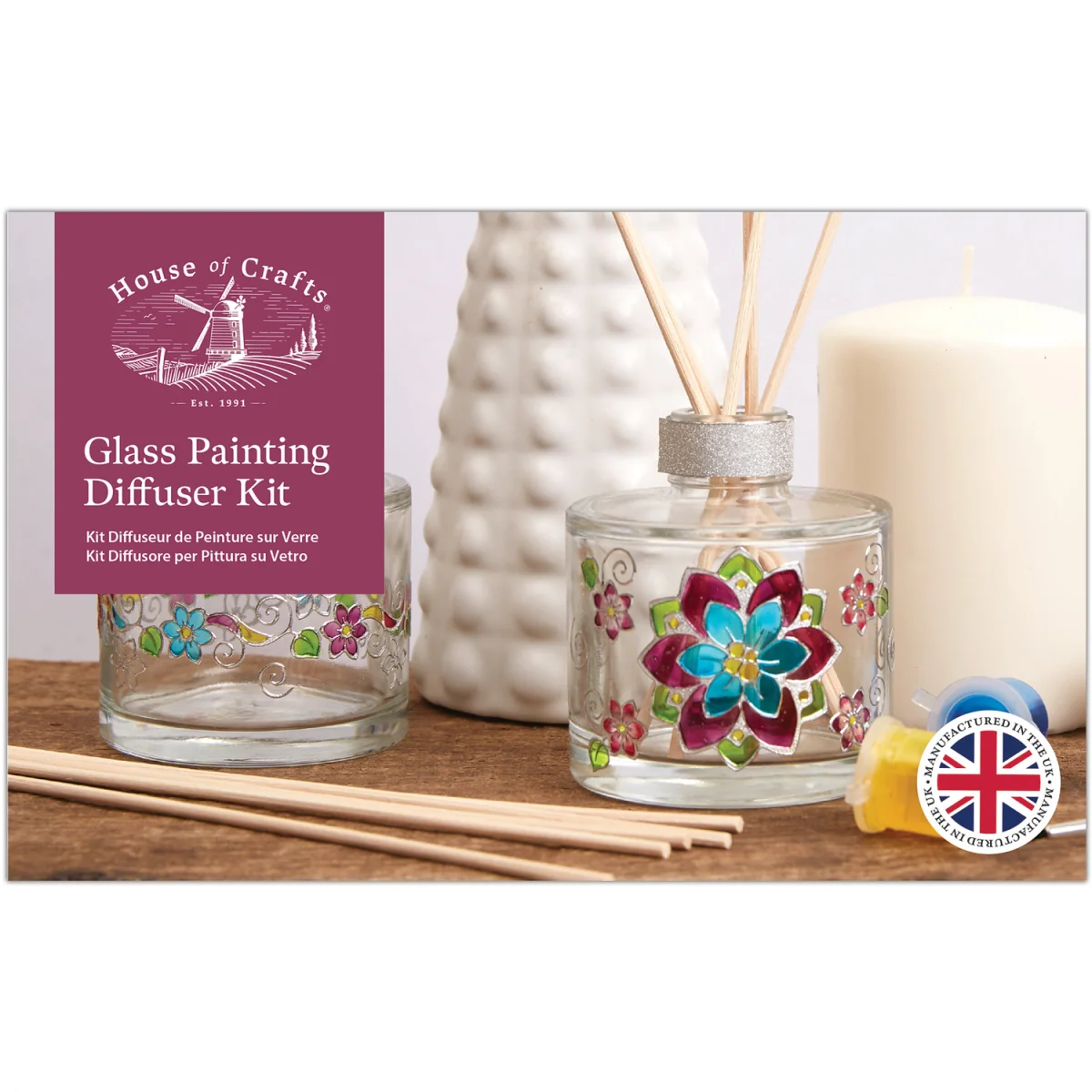 Glass Painting Diffuser Kit - Multiple Colours – image 2
