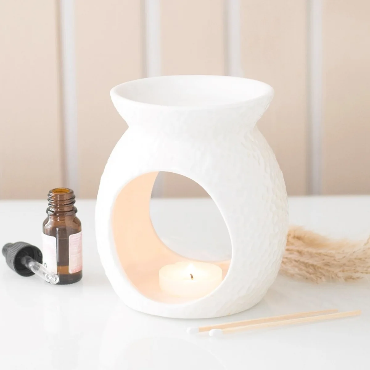 Dimpled Oil Burner and Wax Warmer – image 2