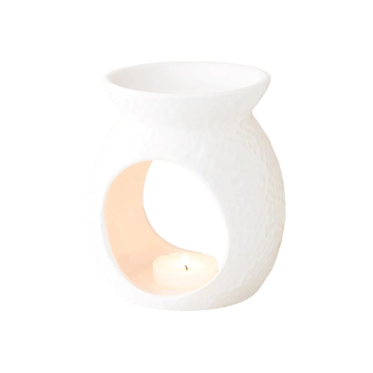 Dimpled Oil Burner and Wax Warmer – image 1