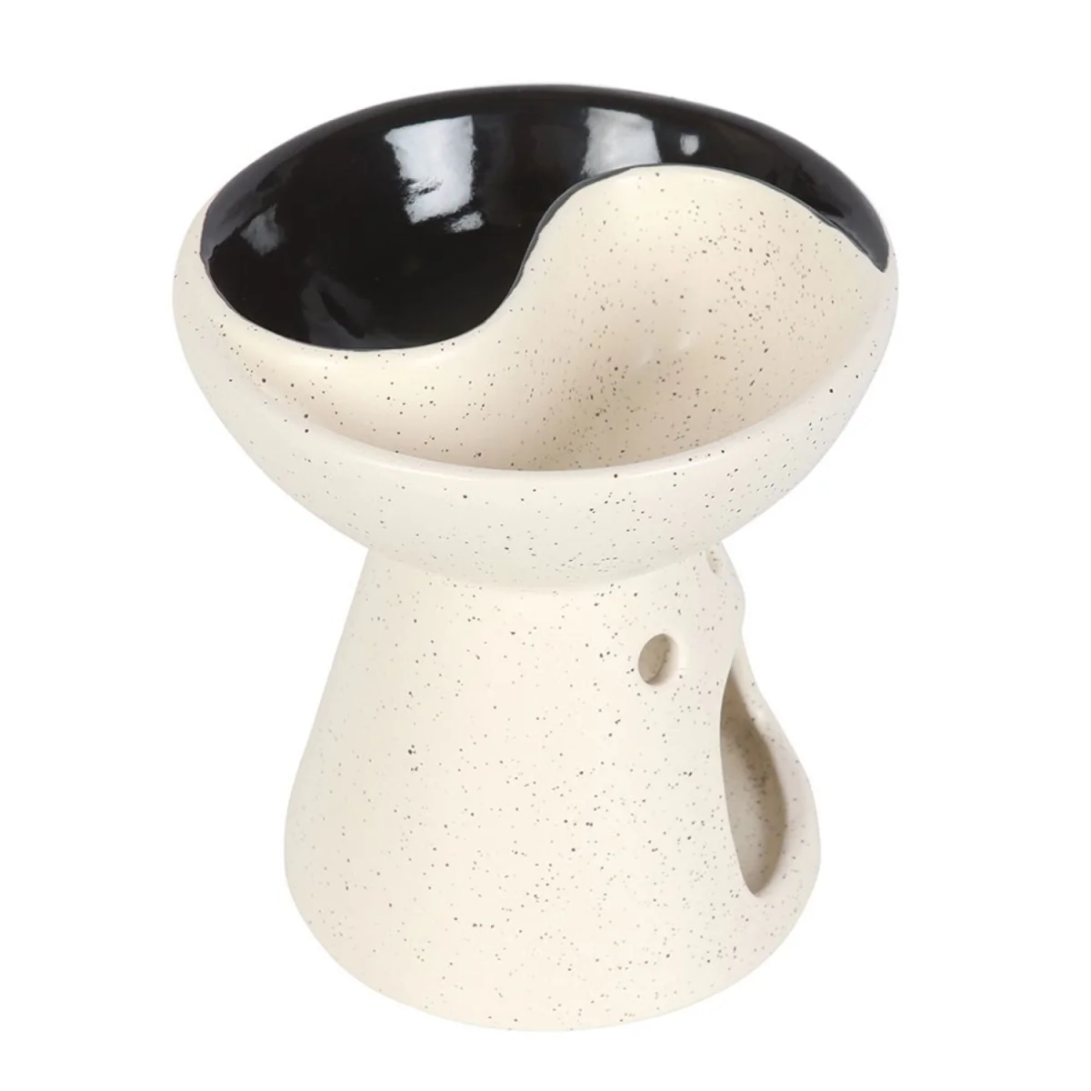 Something Different Yin Yang Oil Burner - Cream/Black – image 2