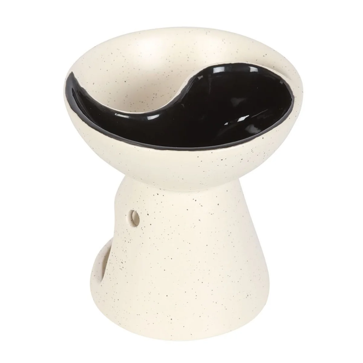 Something Different Yin Yang Oil Burner - Cream/Black – image 3