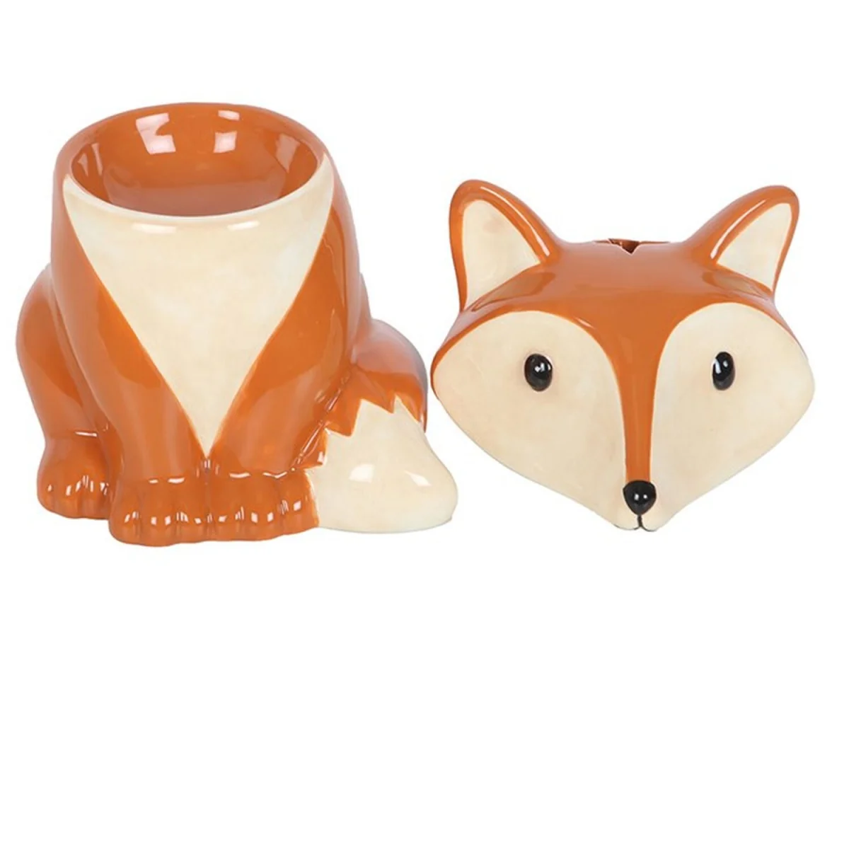 Fox Aromatherapy Burner and Wax Warmer - Orange – image 2