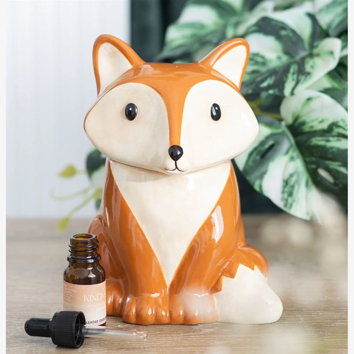 Fox Aromatherapy Burner and Wax Warmer - Orange – image 1