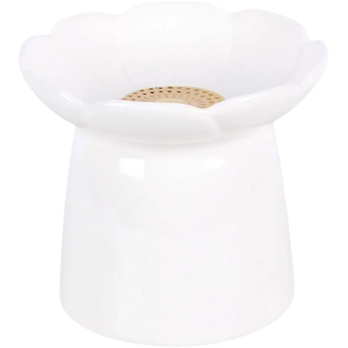 Peony Petal Oil Burner and Wax Warmer - White – image 2