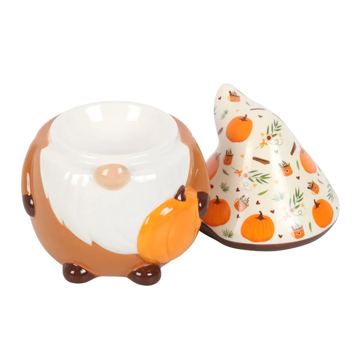 Something Different Autumn Days Gonk Oil Burner - Orange/White – image 2