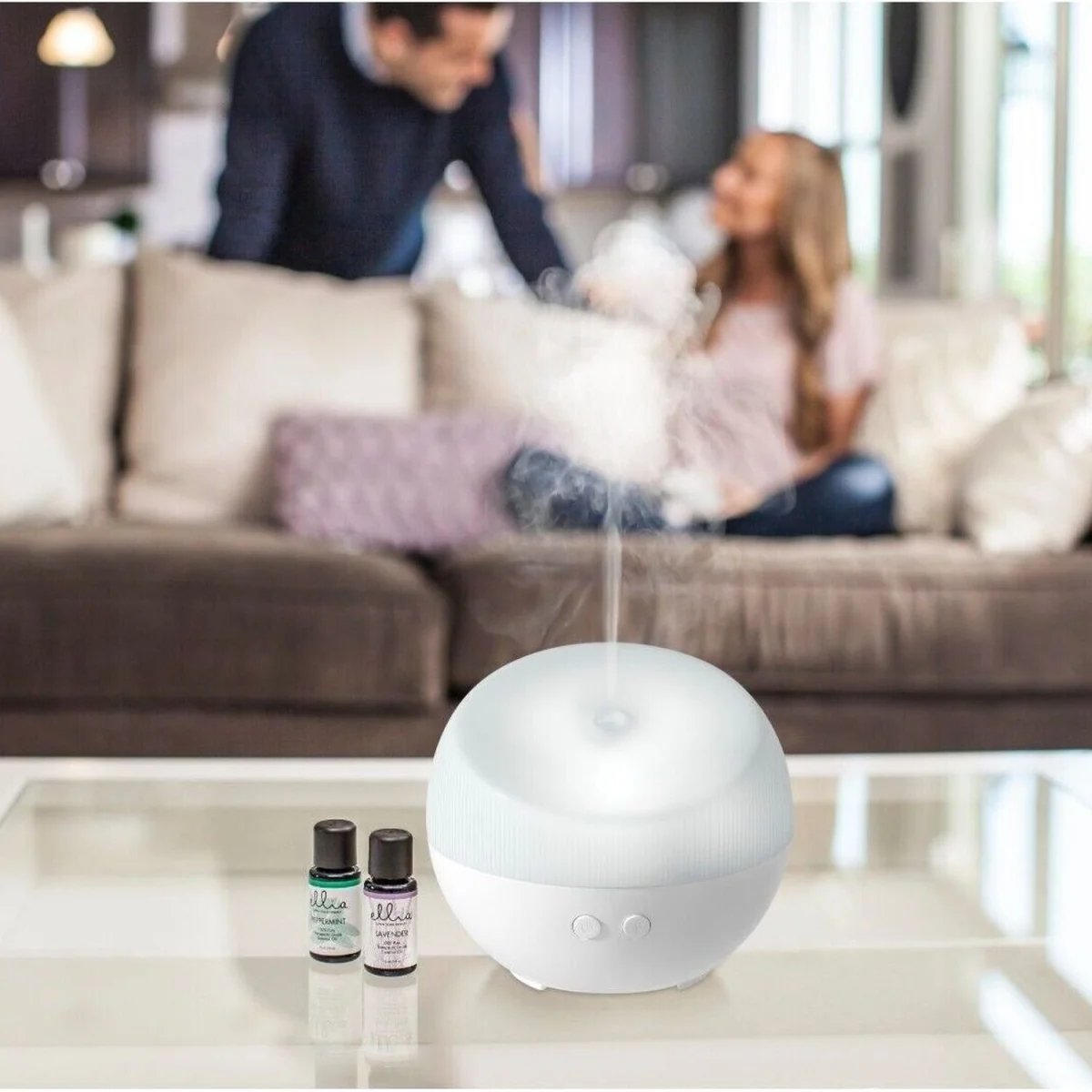 HoMedics Ellia Colour Changing Dream Aroma Diffuser - White – image 2
