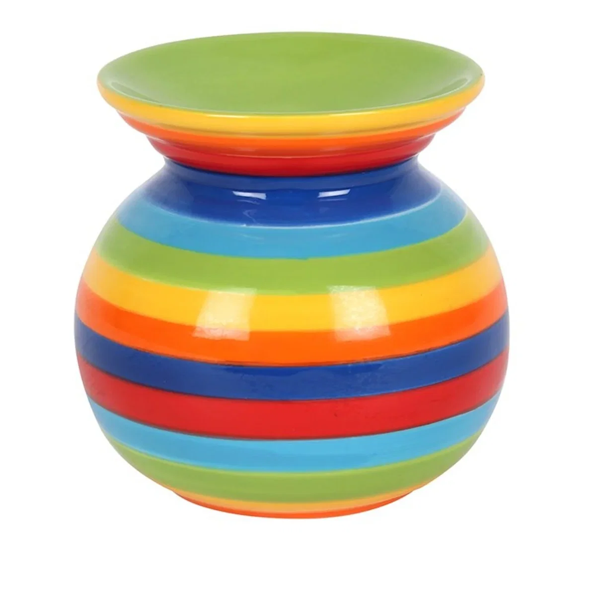 Rainbow Stripe Delightful Fragrance Oil Burner - Green – image 3