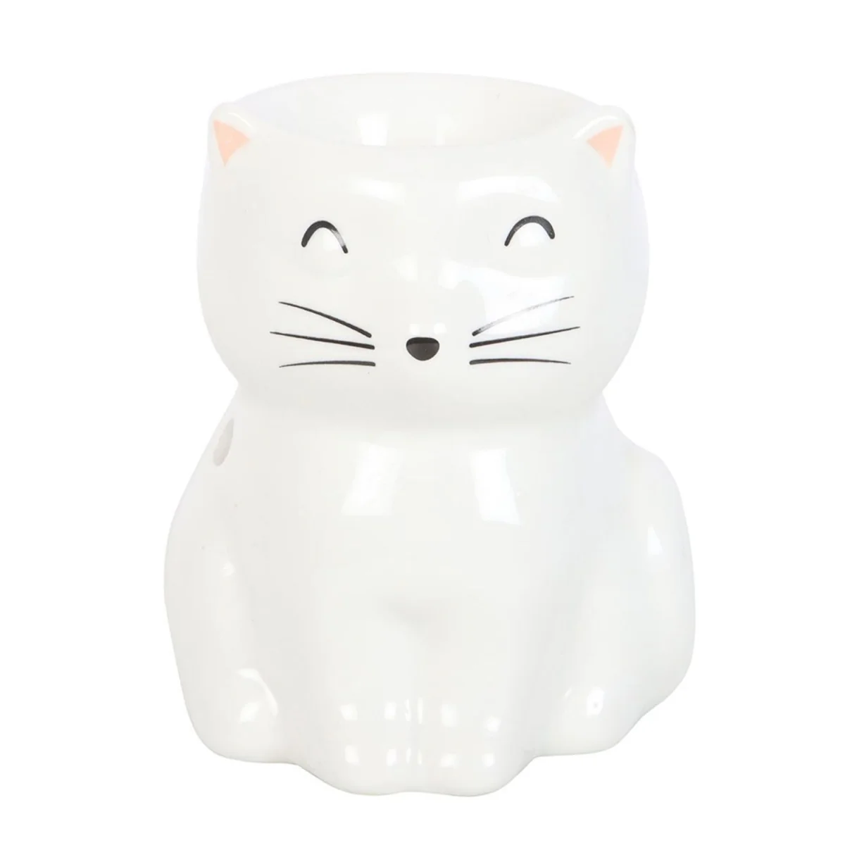 Something Different Smiling Cat Oil Burner - White – image 2
