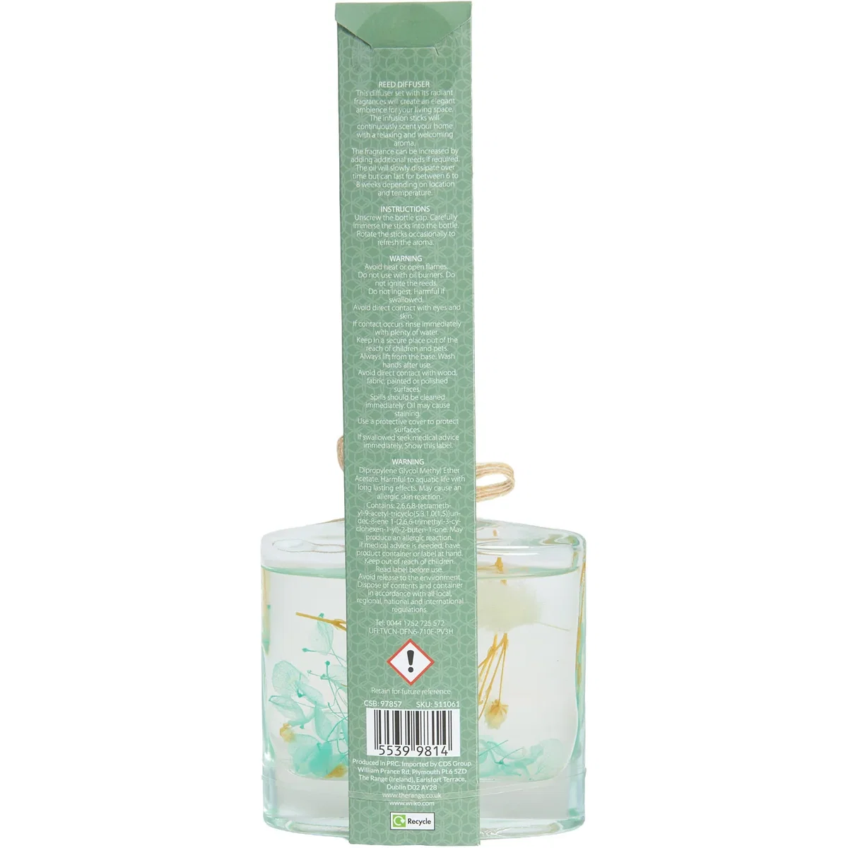 Floral Inclusion Reed Diffuser – image 3