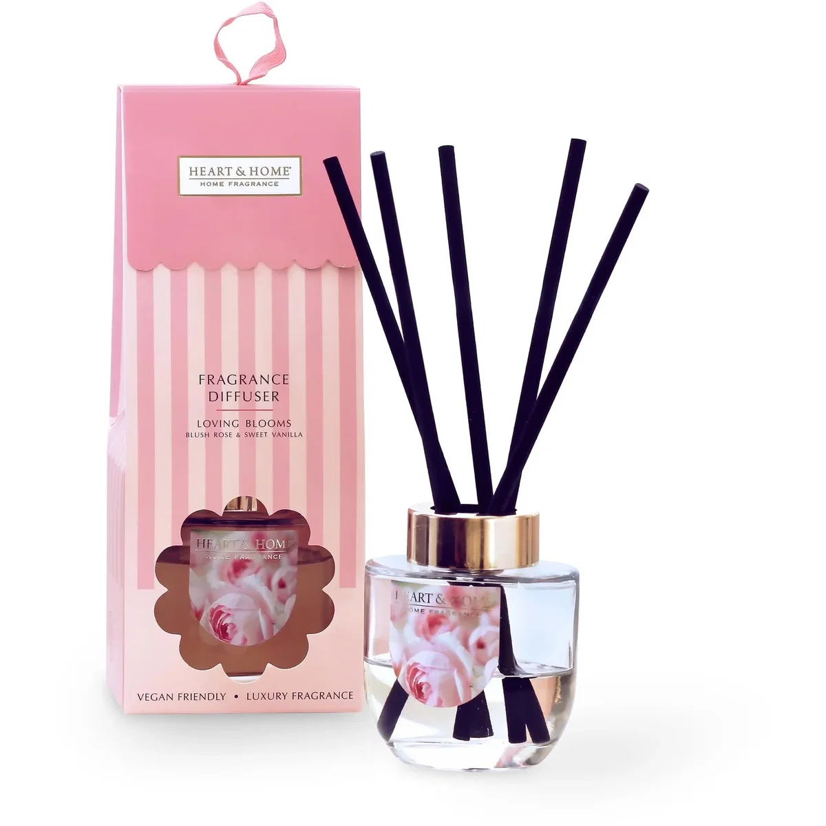 Loving Blooms Fragrance Reed Diffuser - Frosted White – image 2