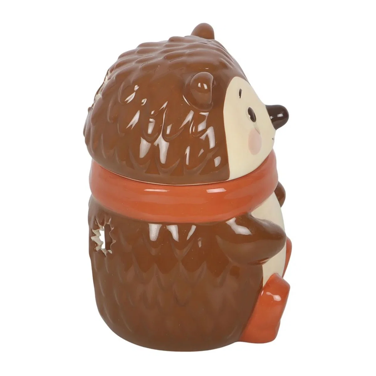 Something Different Hazel Hedgehog Oil Burner - Brown/Cream/Orange – image 2