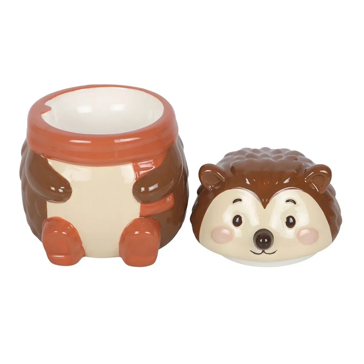 Something Different Hazel Hedgehog Oil Burner - Brown/Cream/Orange – image 3