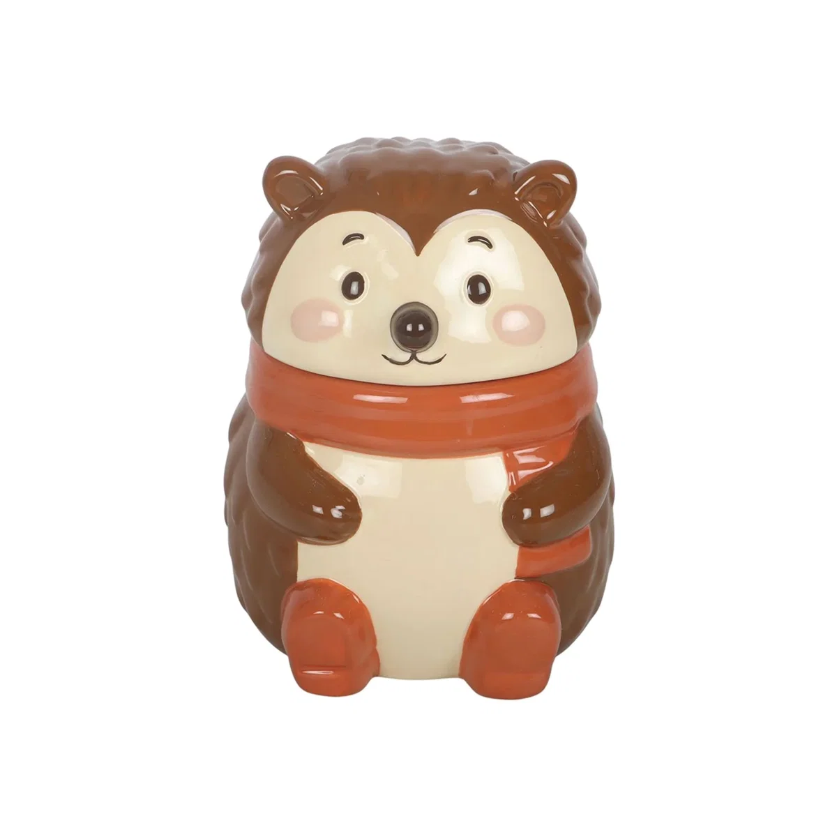 Something Different Hazel Hedgehog Oil Burner - Brown/Cream/Orange – image 1