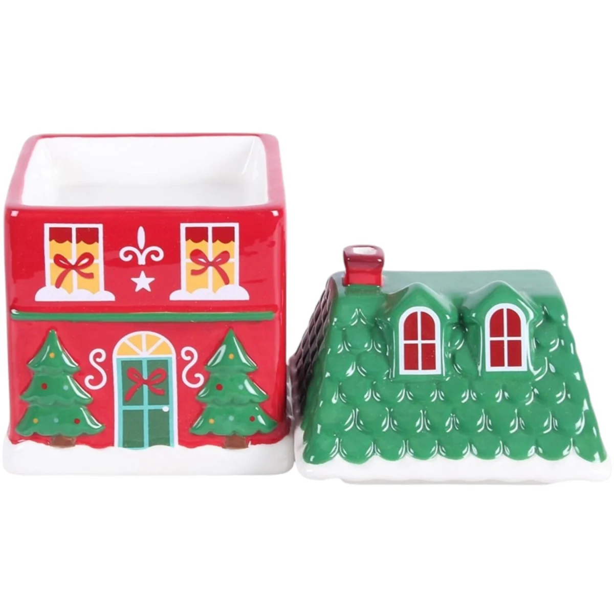 Christmas House Oil Burner - Red – image 3