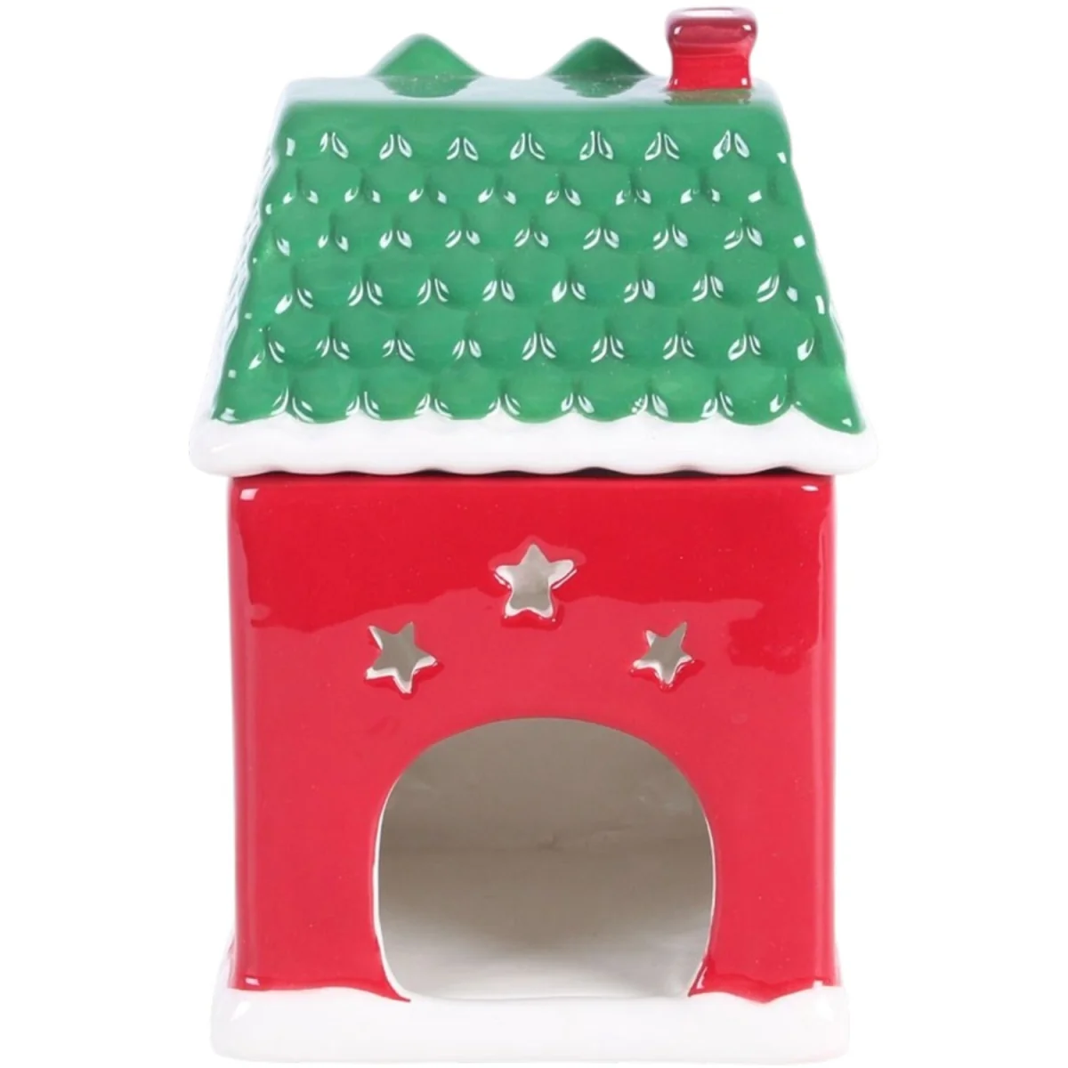 Christmas House Oil Burner - Red – image 4