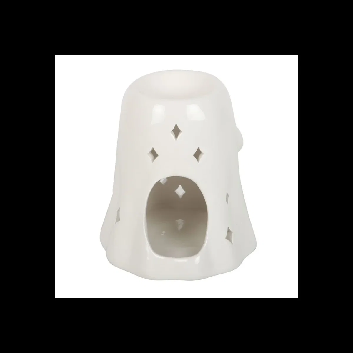 Ghost Stories Oil Burner with Reading Ghost Tiny Book - White – image 4