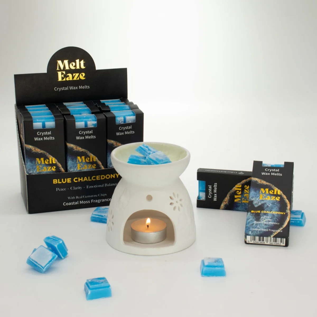 MeltEaze Wax Melts 50g Aquamarine Wave Coastal Moss - Blue – image 5