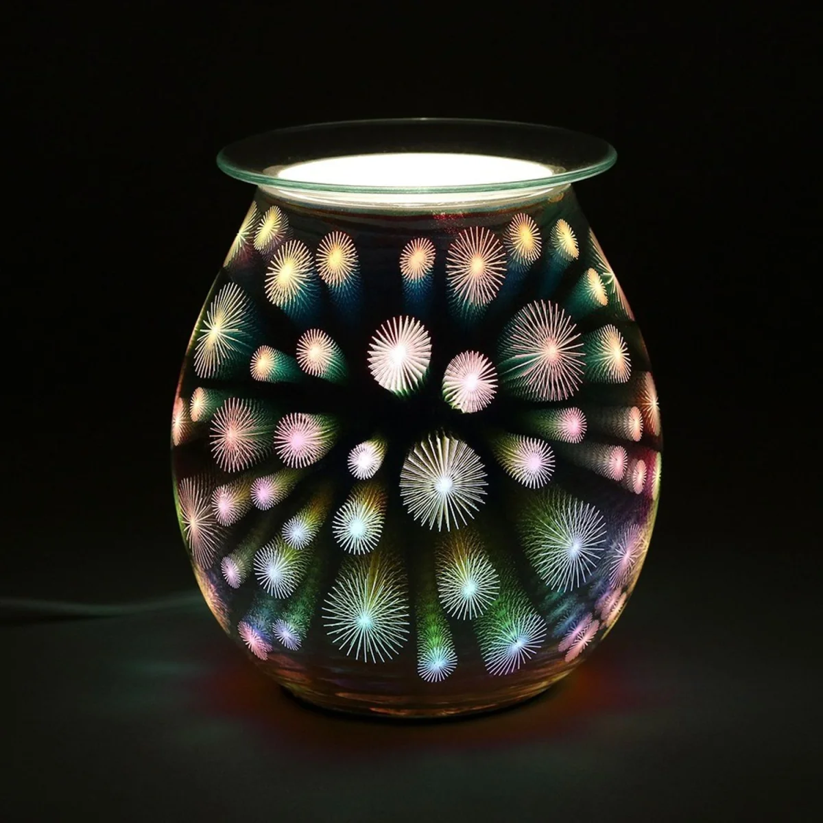 Something Different Starburst Electric Oil Burner (UK Plug) - Transparent – image 2