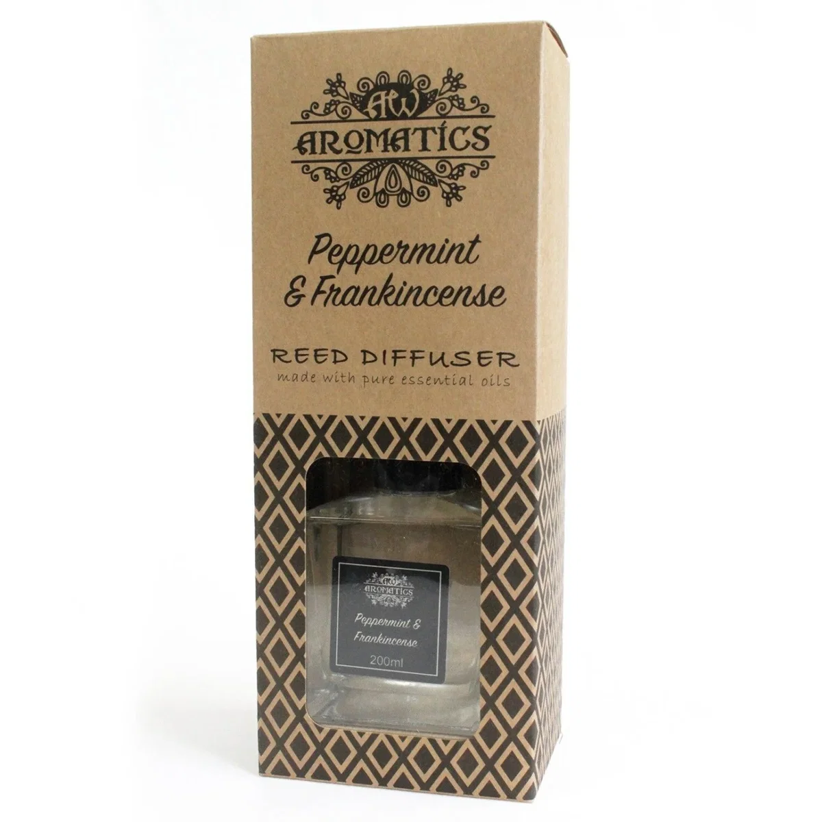Peppermint and Frankincense Reed Diffuser 200ml - Black – image 3