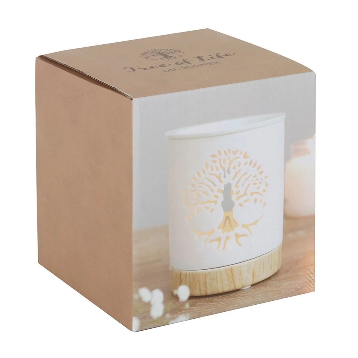 Something Different Tree Of Life Oil Burner - White – image 3