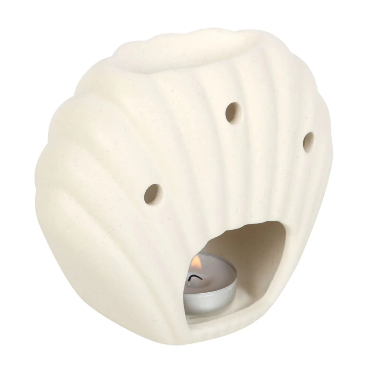 Something Different Seashells Oil Burner - Neutral Stone – image 2
