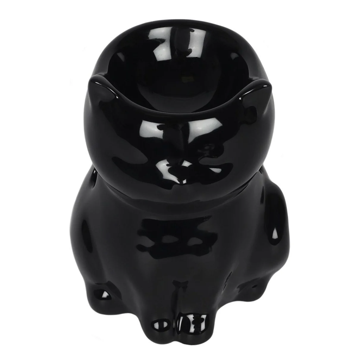 Something Different Cat-Shaped Oil Burner - Black – image 2