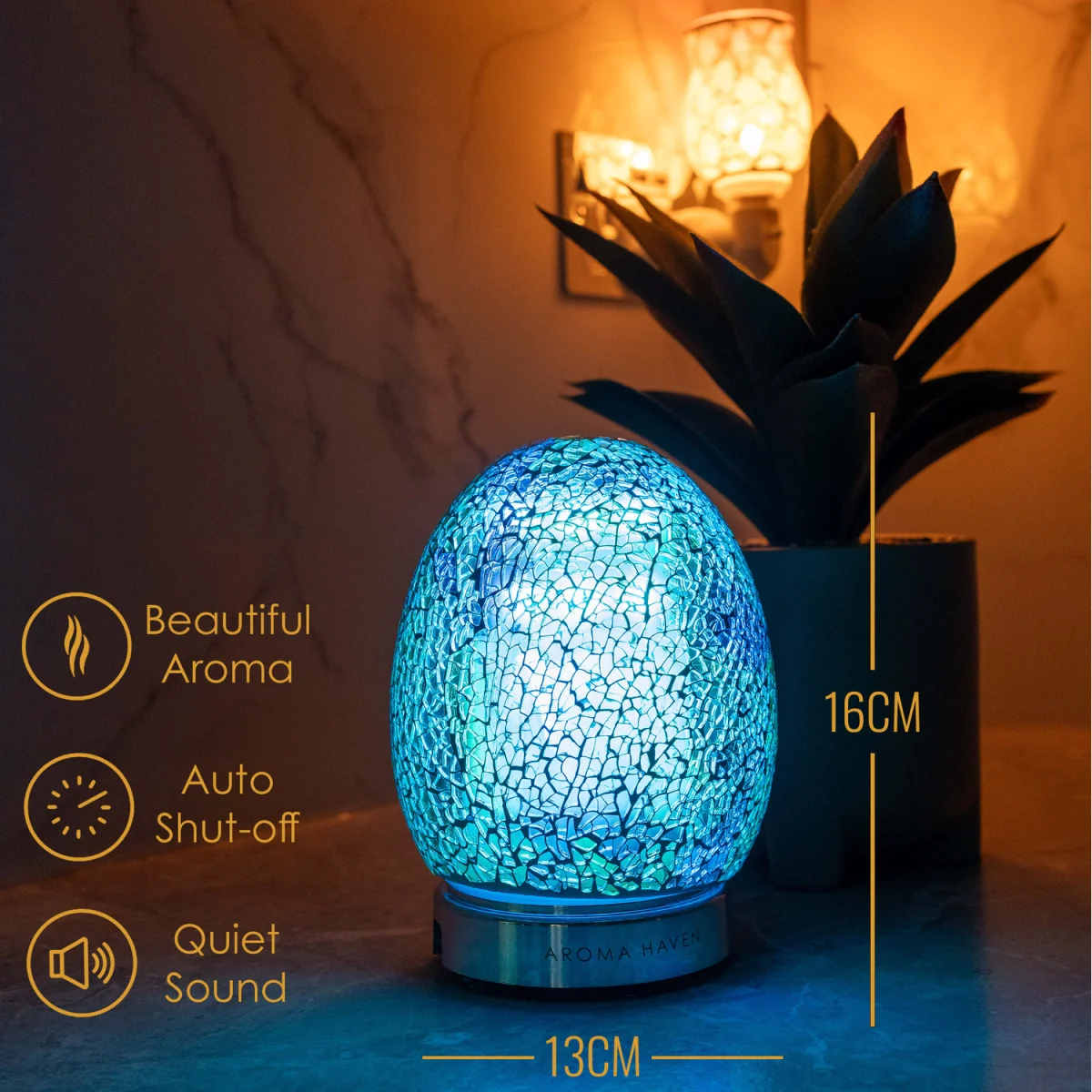 Luxe Oval Aroma Diffuser - Champagne Breeze – image 2