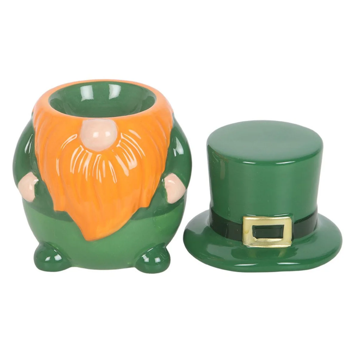 Something Different Lucky Leprechaun Gonk Oil Burner - Green/Yellow – image 3