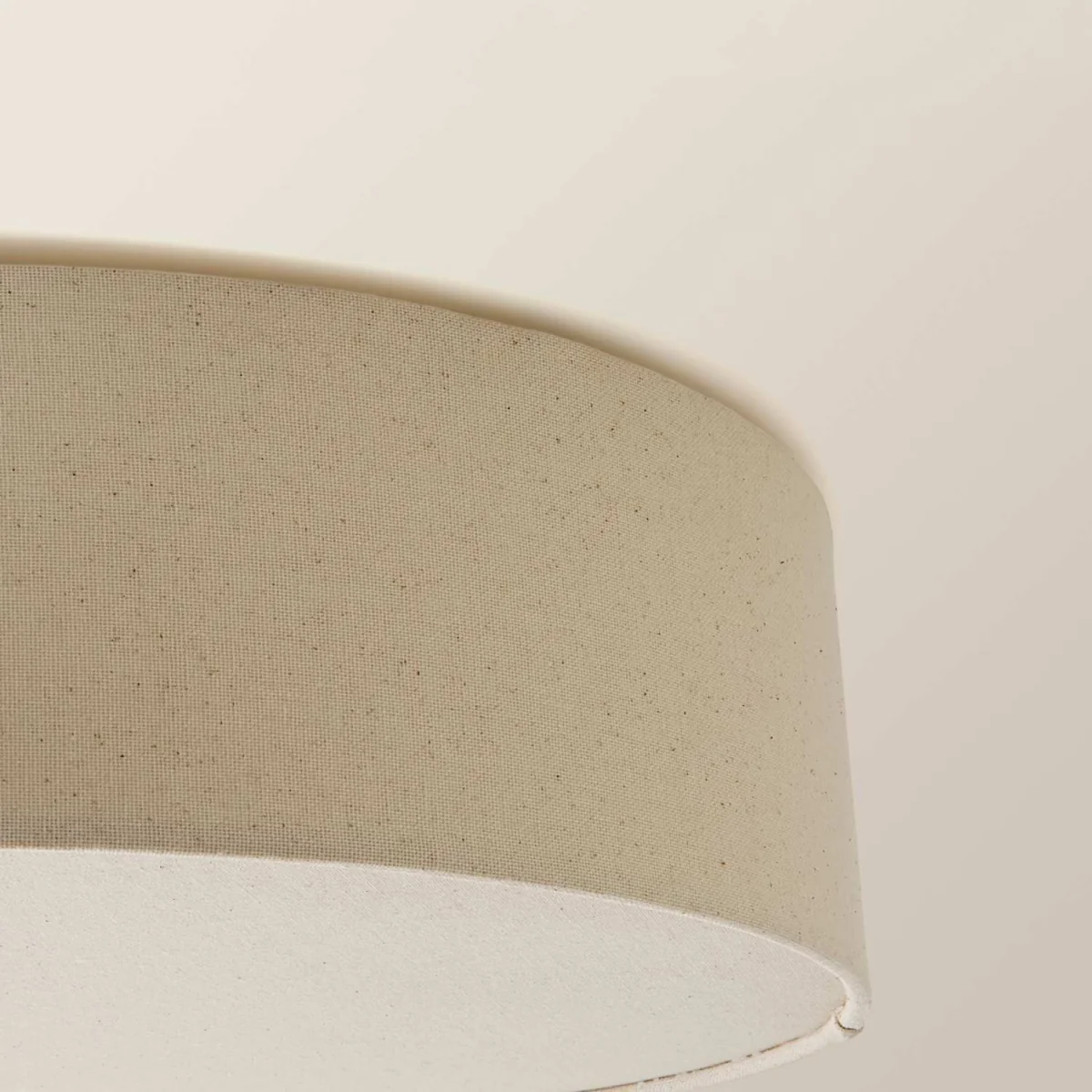 Gwen Linen Flush Diffuser Ceiling Light - White – image 6