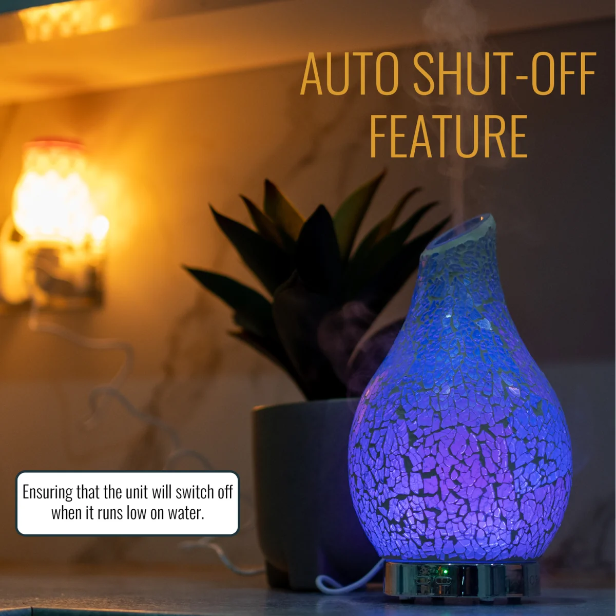 S1 Mosaic Aroma Diffuser Art Glass - Edge Pearl – image 4