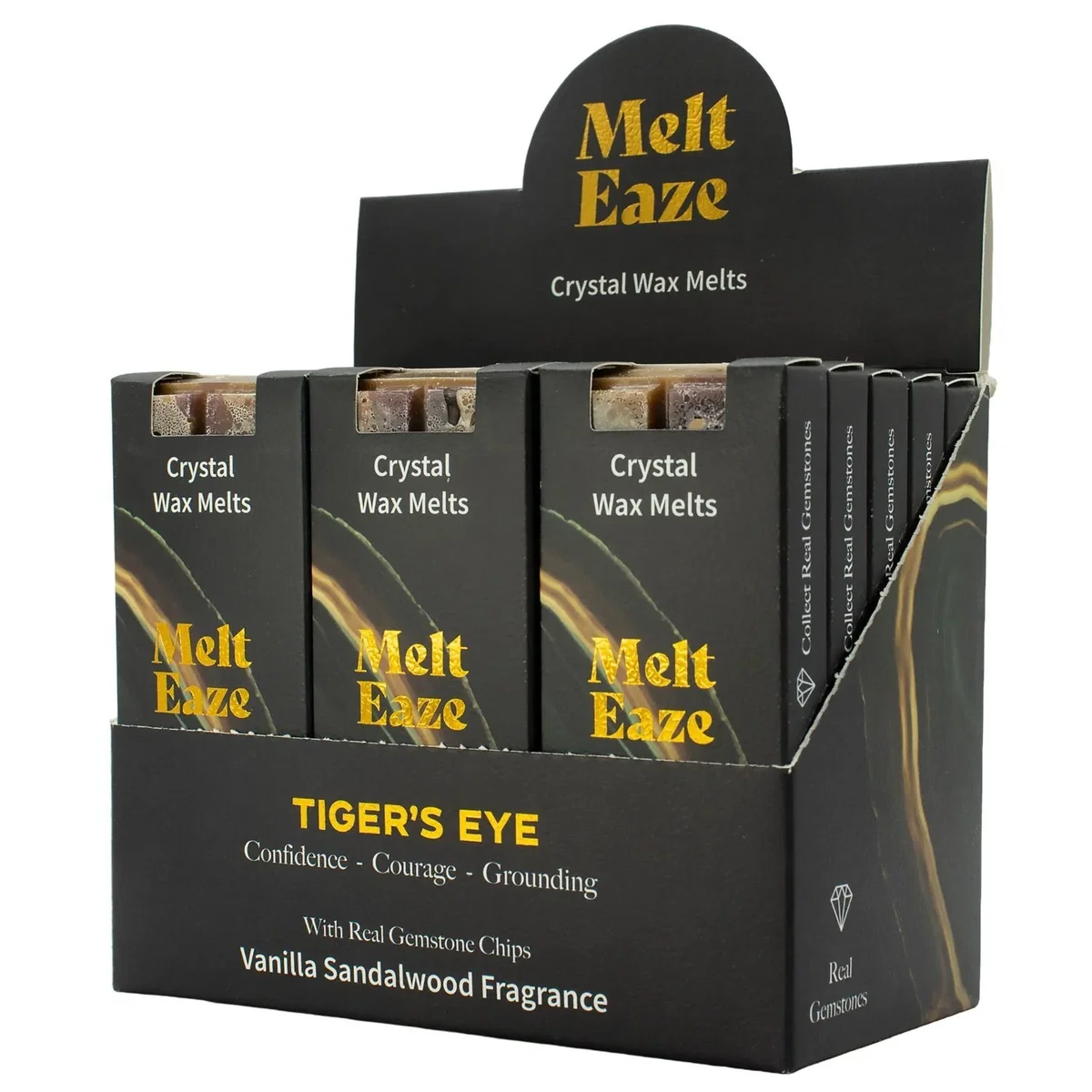 MeltEaze Tigereye Strength Wax Melts Vanilla Sandalwood 50g - Brown – image 5