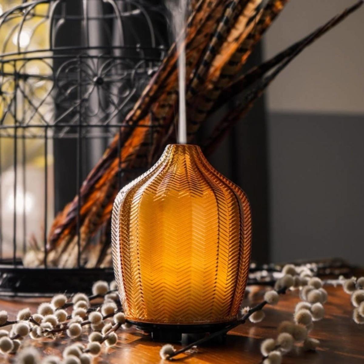 Neutrals / Gold / Black Fern Aroma Diffuser - Amber | Cahm – image 2