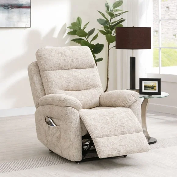Calderbank Chenille Power Reclining Chair – image 1