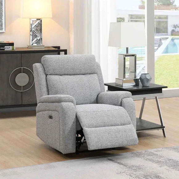 Bilston Textured Weave Power Reclining Chair – image 1