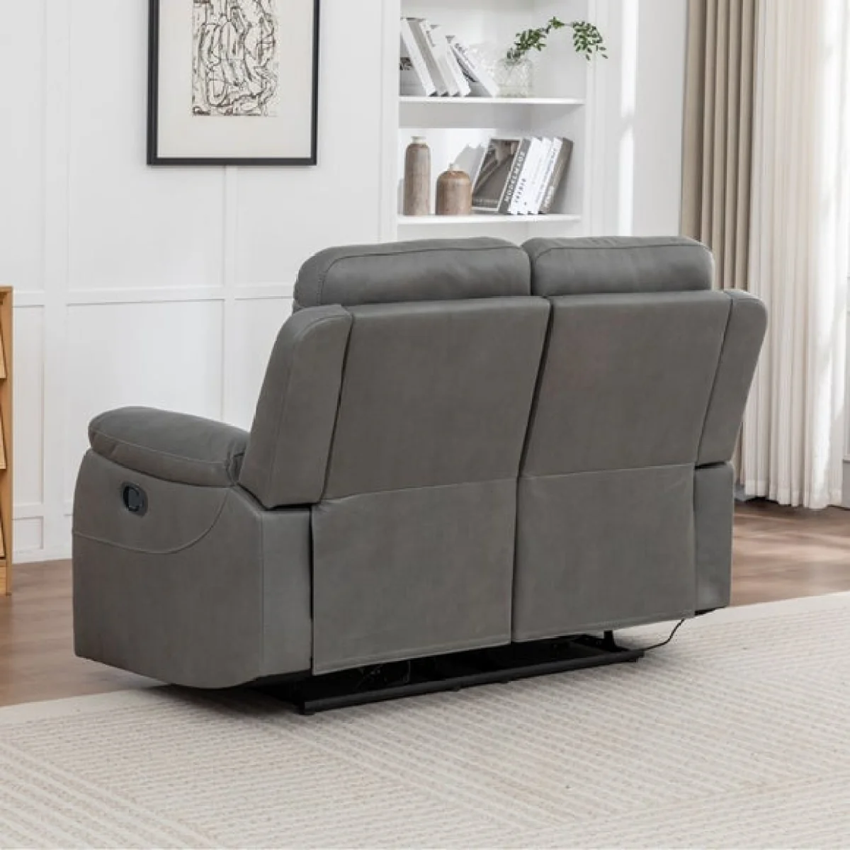 Image Furnishings Aviemore Faux Leather 2 Seater Manual Reclining Sofa – image 3